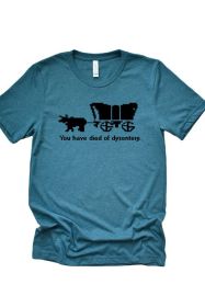 You Have Died Tee (Color: Olive, size: M)