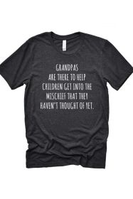 grandpas Mischief Tee (Color: Blue, size: 2XL)